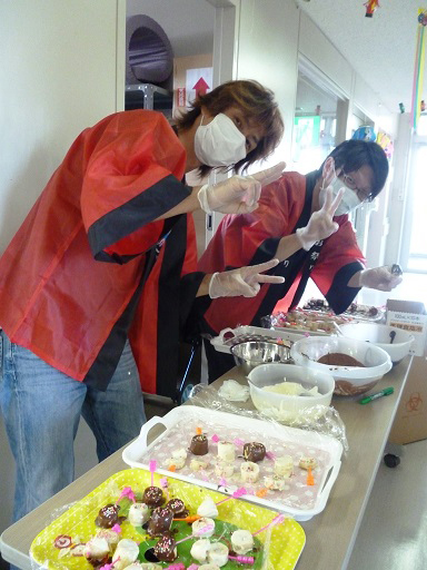 千葉県こども病院血液腫瘍科病棟で夏祭り