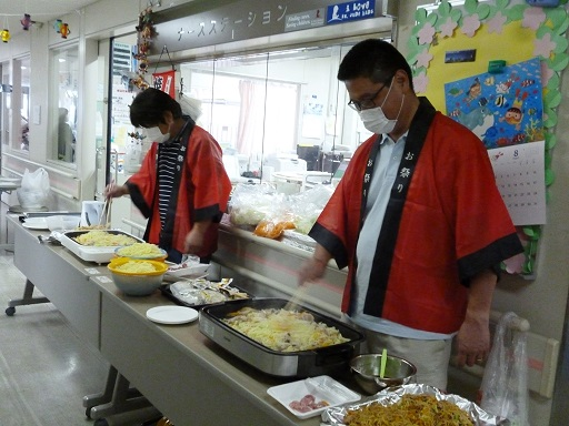 8月11日　恒例の夏祭りをしました