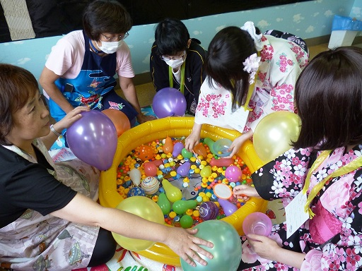 8月11日　恒例の夏祭りをしました