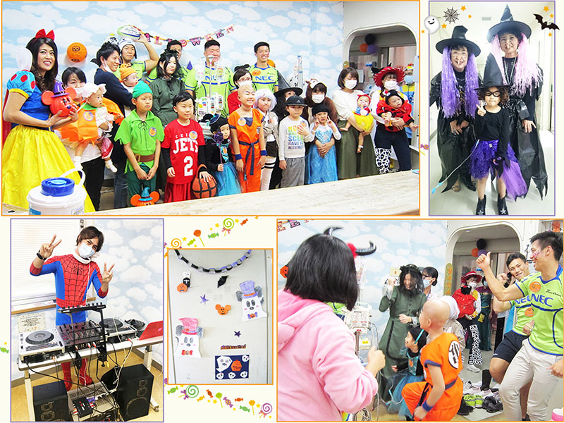 10月31日　千葉県こども病院　ハロウィーンパーティー