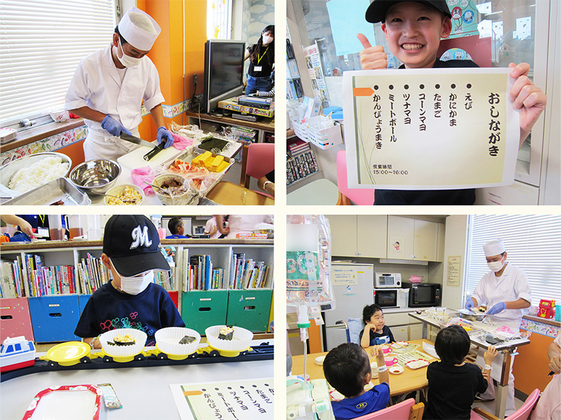 10月２日　千葉県こども病院　すしパーティー