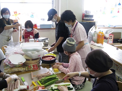 3月3日 千葉県こども病院で、ひな祭り