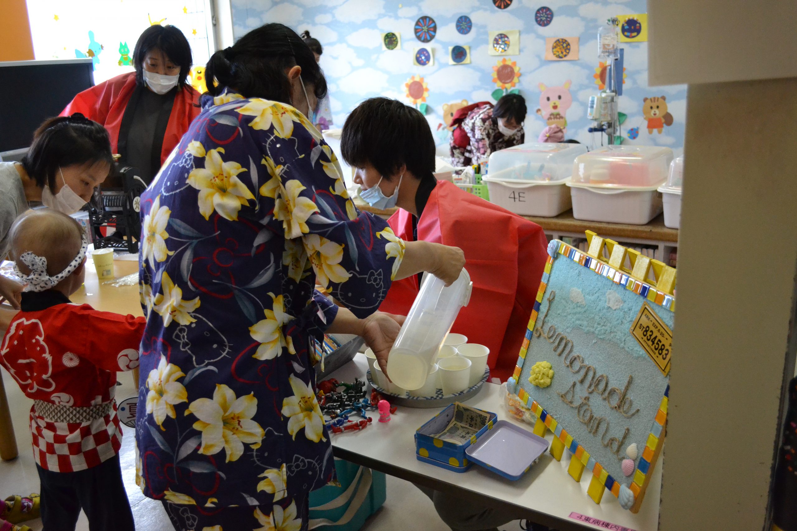 ８月10日　千葉県こども病院　夏祭り