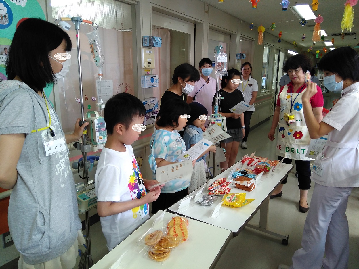 7月5日　こども病院　おやつバイキング