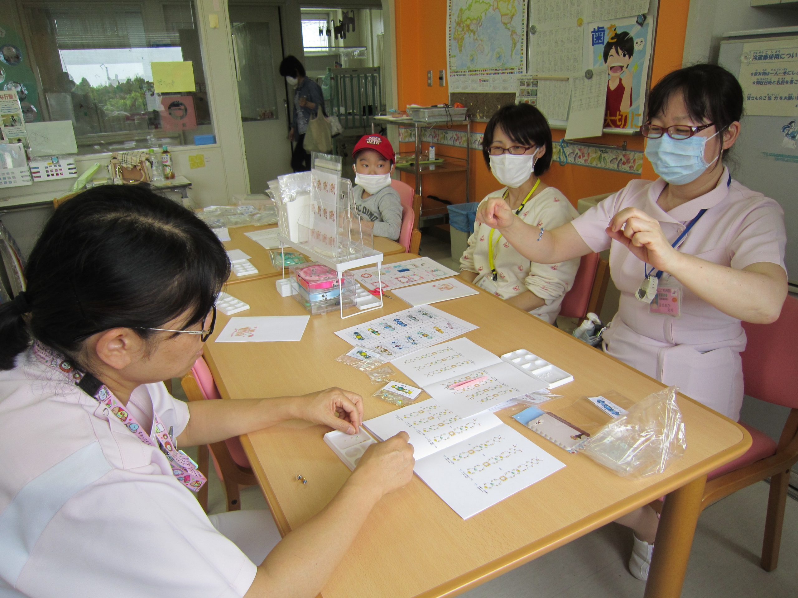 5月9日　千葉県こども病院　母の日