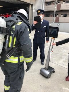 12月21日　千葉大小児科の子どもたちが消防署見学をしました
