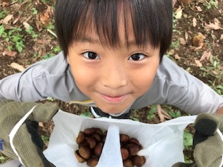 9月24日　栗拾い