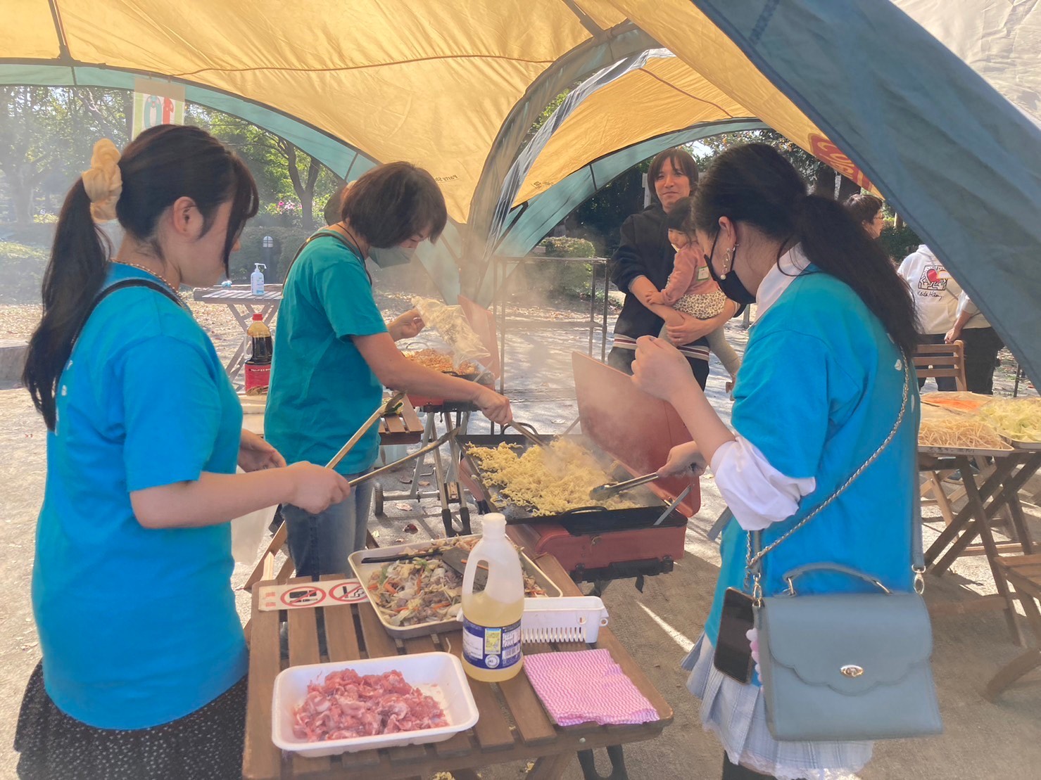 10月28日千葉市ふるさと農園　バーベキュー