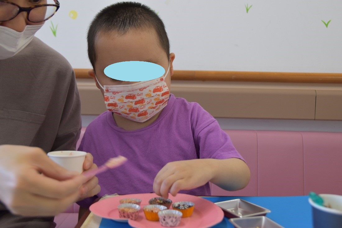 成田赤十字病院でバレンタインのチョコを作りました