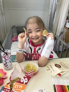 千葉県こども病院　今日はポテトチップスがおやつだ！