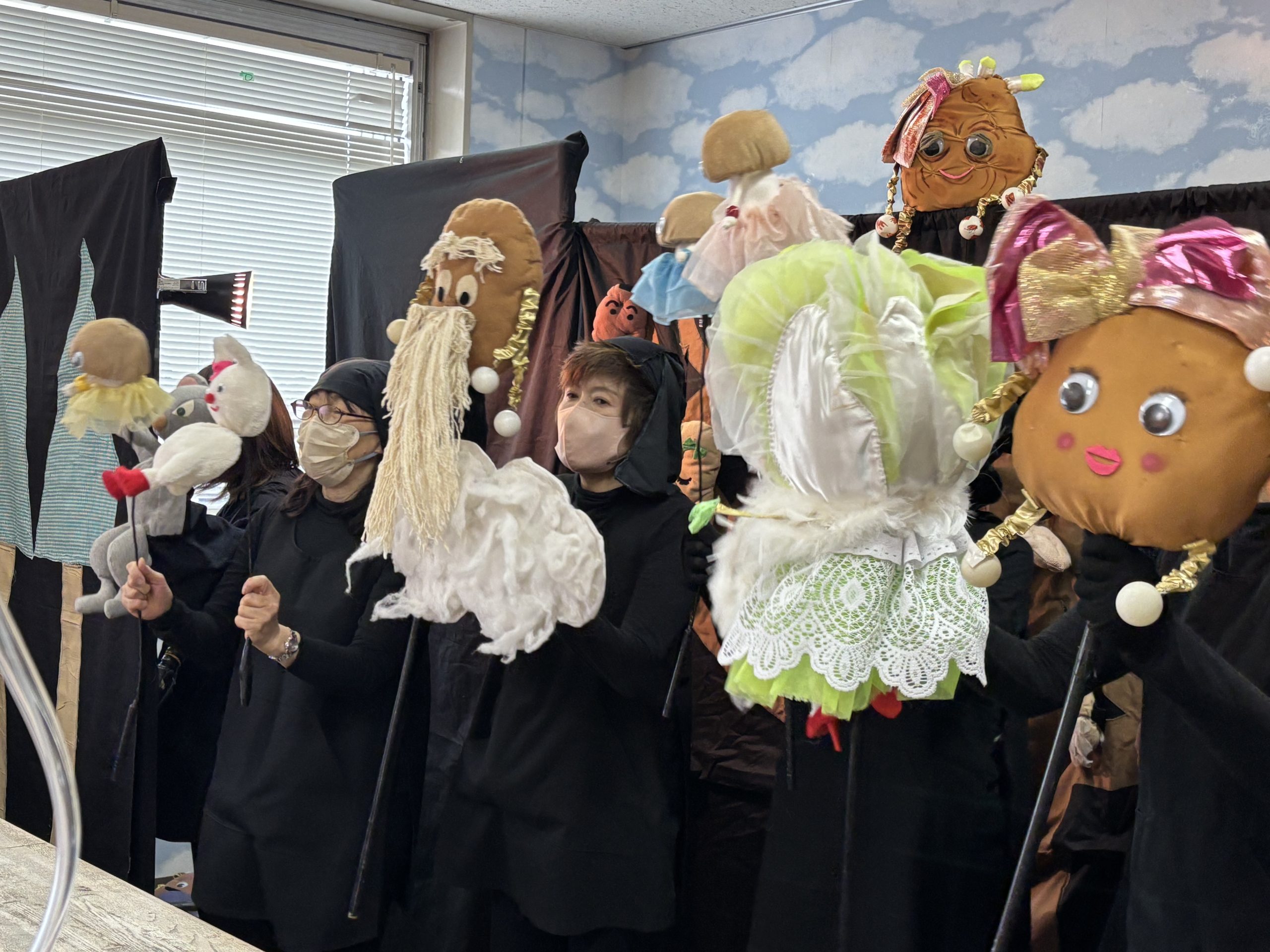 7月１６日　千葉県こども病院　人形劇の公演
