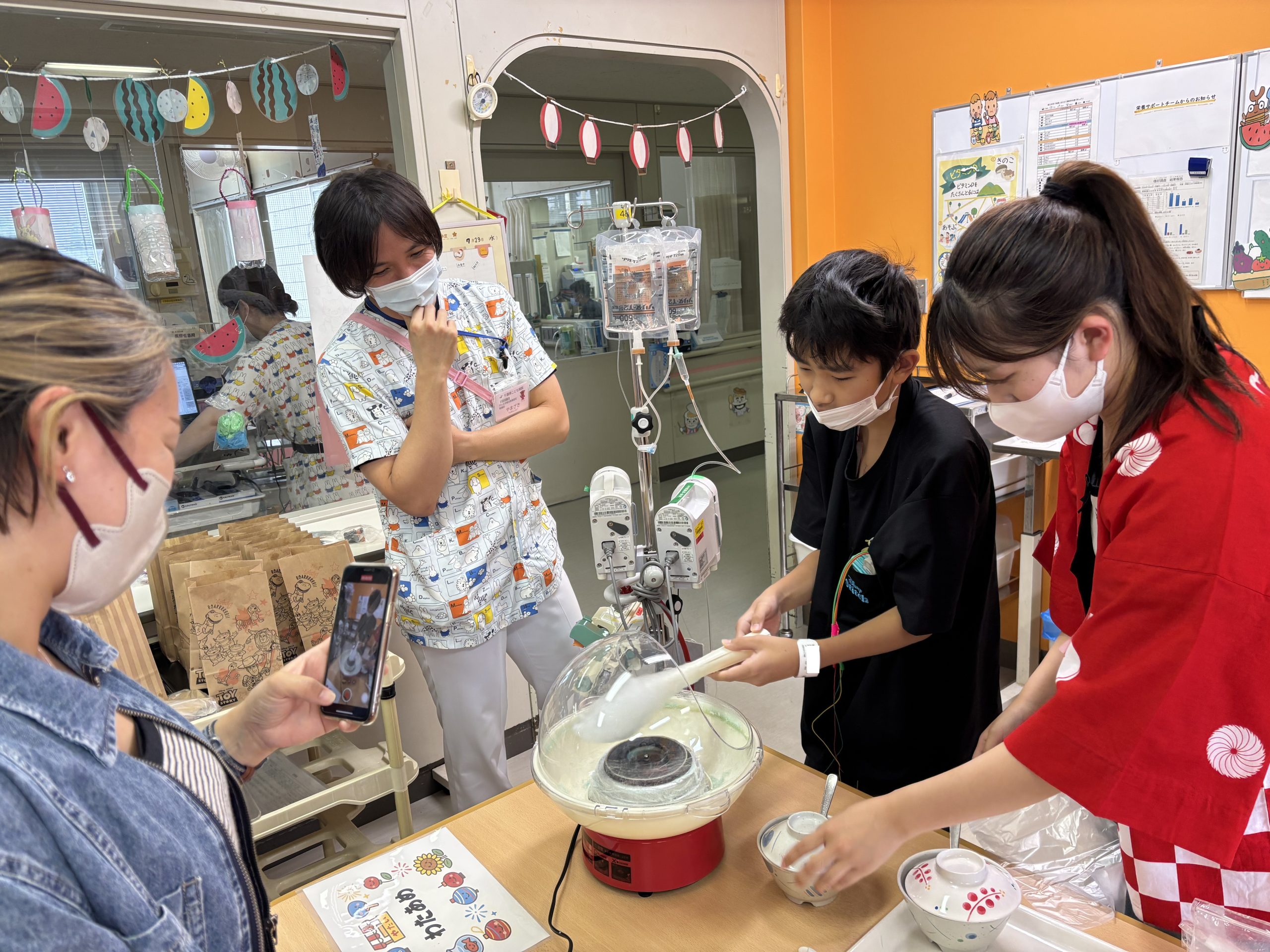 ８月１日　千葉県こども病院　夏祭り