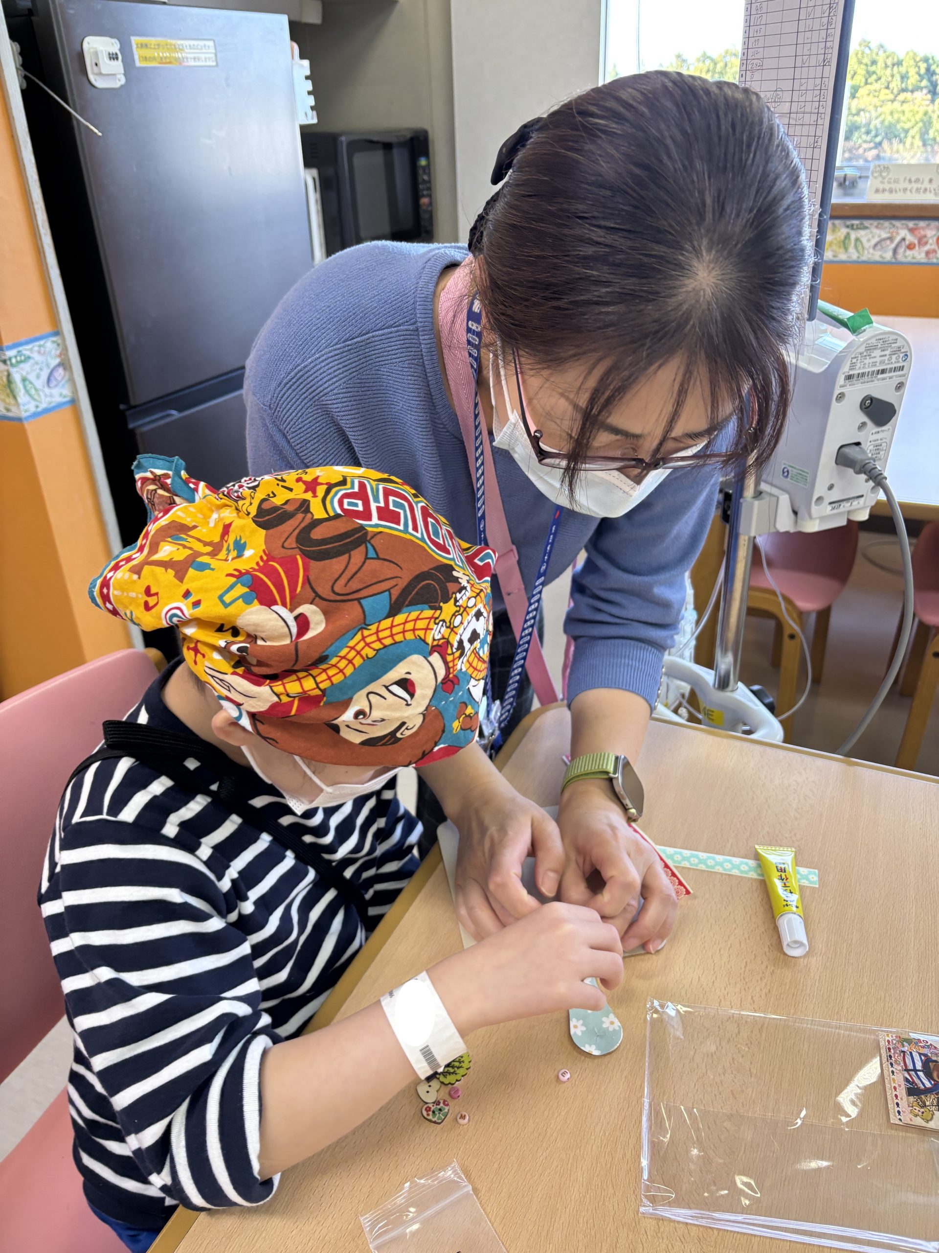 11月12日 千葉県こども病院 フォトボードの作製
