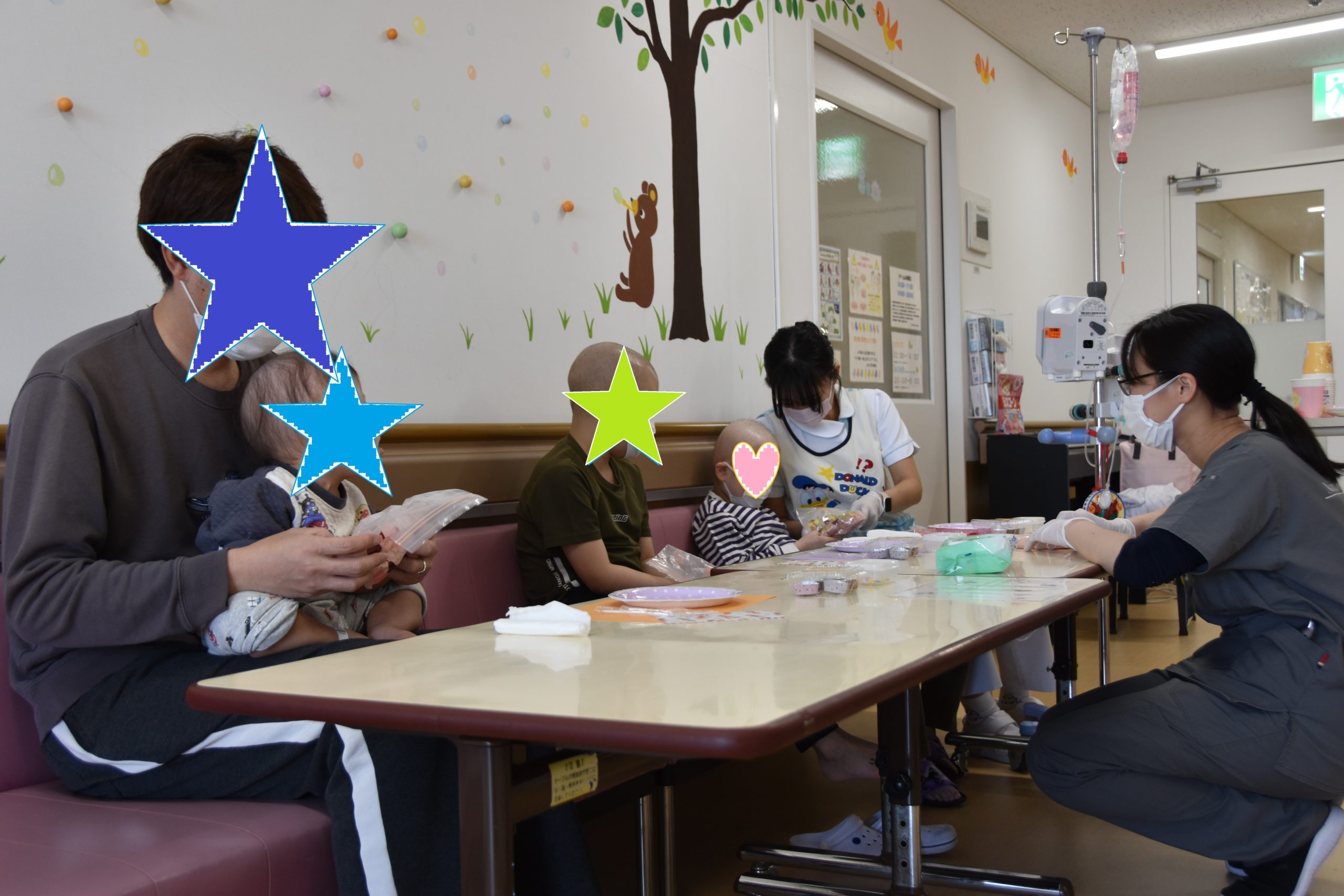 2月9日 成田赤十字病院 バレンタインチョコ作り