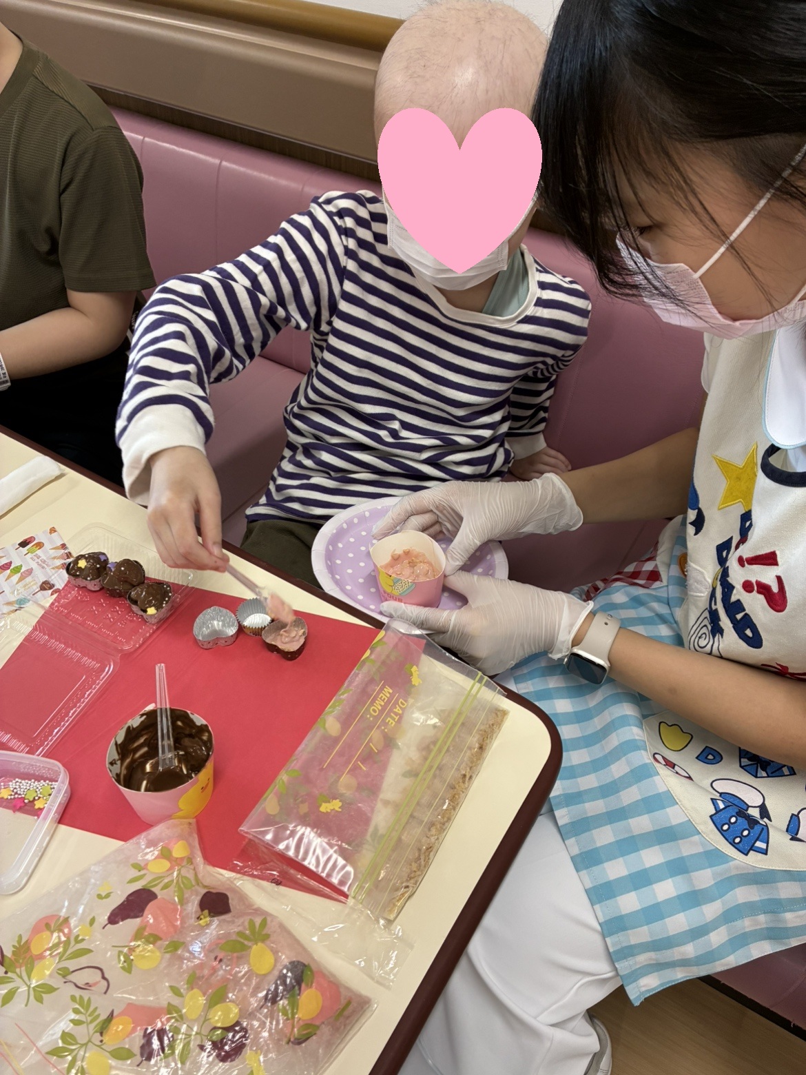 2月9日 成田赤十字病院 バレンタインチョコ作り