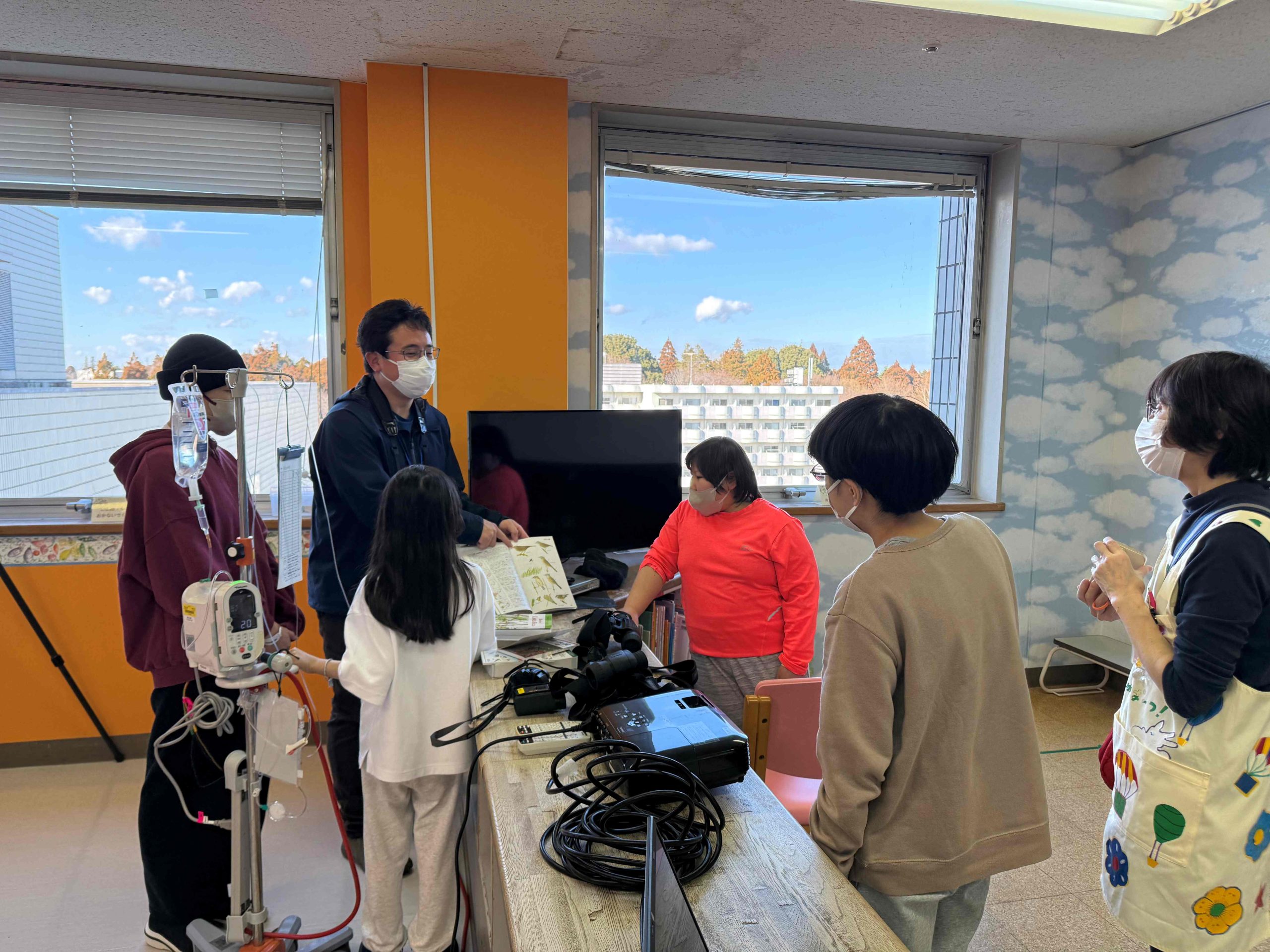 3月4日 千葉県こども病院 身近な鳥のおはなし